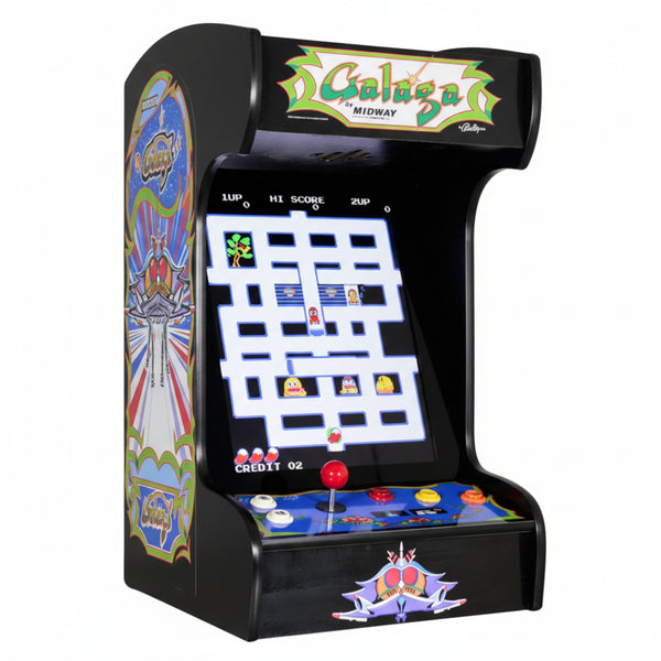 60 Classic Retro Games Tabletop Arcade Machine by  (Black)