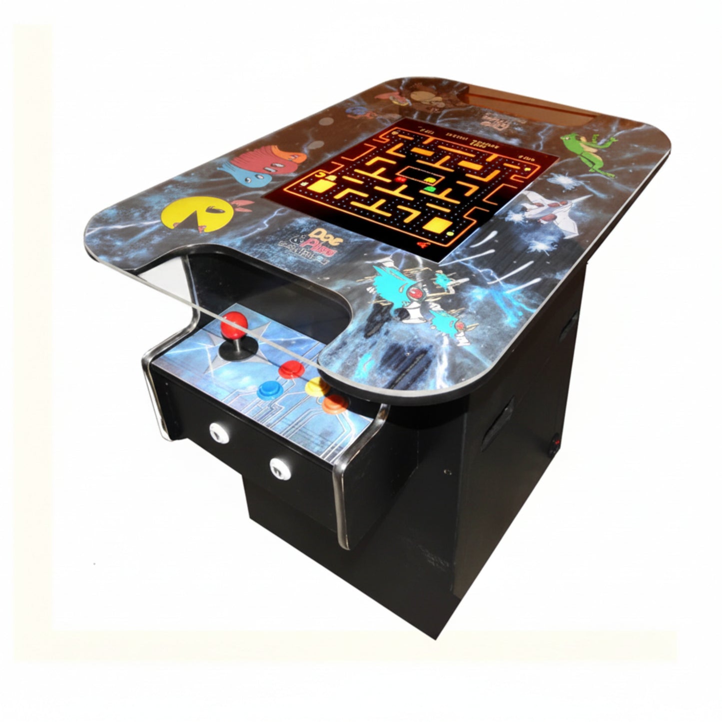 60 Classic Retro Games Cocktail Arcade Machine for Home or Work - Full Size - 2-Player